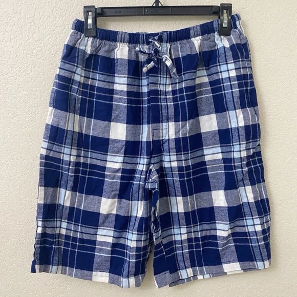 🎇NEW YEARS SALE🎆 Bundle of 2 American Heaven Flannel Shorts Small Plaid Pull On - Picture 2 of 5